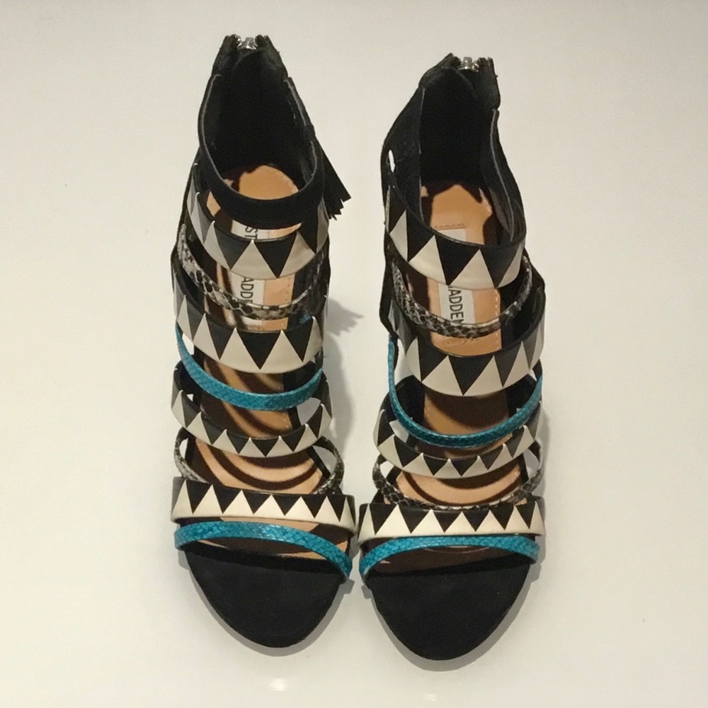 Steve Madden Multi-colour open toed heels